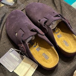 Birkenstock soft footbed suede leather, NWT